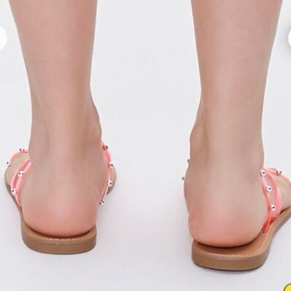 Pink Transparent Sandals   - Picture 2 of 4